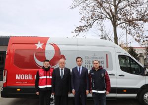 Mobil Göç Noktası Aracı, Ordu’da Hizmet Vermeye Başladı