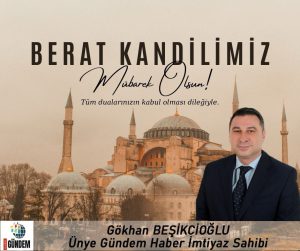 A PLUS GAYRIMENKUL YATIRIM OFİSİ İMTİYAZ SAHİBİ BEŞİKCİOĞLU’NDAN BERAT KANDİLİ MESAJI