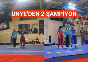 ÜNYE’DEN 2 ŞAMPİYON