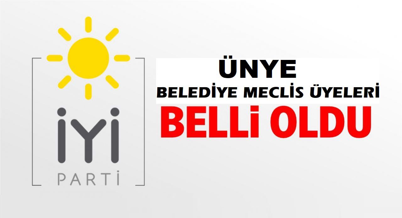 İyi Parti Ünye Belediye