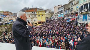 ORDU BÖYLE MİTİNG GÖRMEDİGÖLKÖY MEYDANLARA SIĞMADI