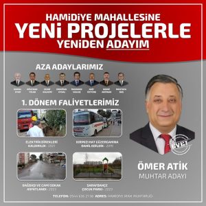 “Hamidiye Mahallesi’nde Ömer Atik: Sıcak Ziyaretler ve Mahalle Halkıyla Güçlü Bağ”