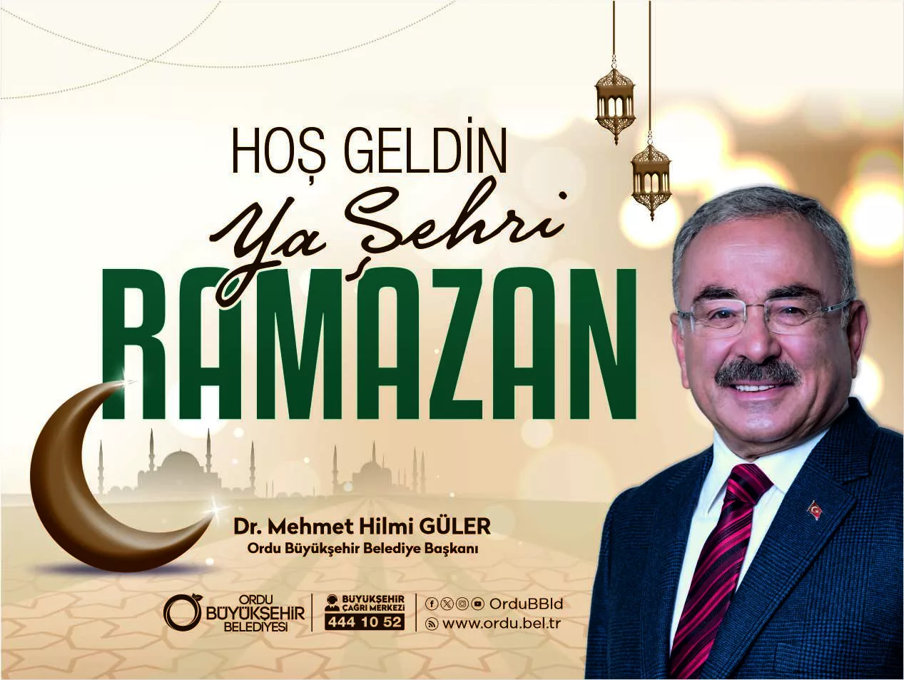 BAŞKAN GÜLER’DEN RAMAZAN AYI