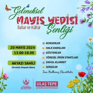 ALTINORDU’DA MAYIS YEDİSİ COŞKUSU YAŞANACAK