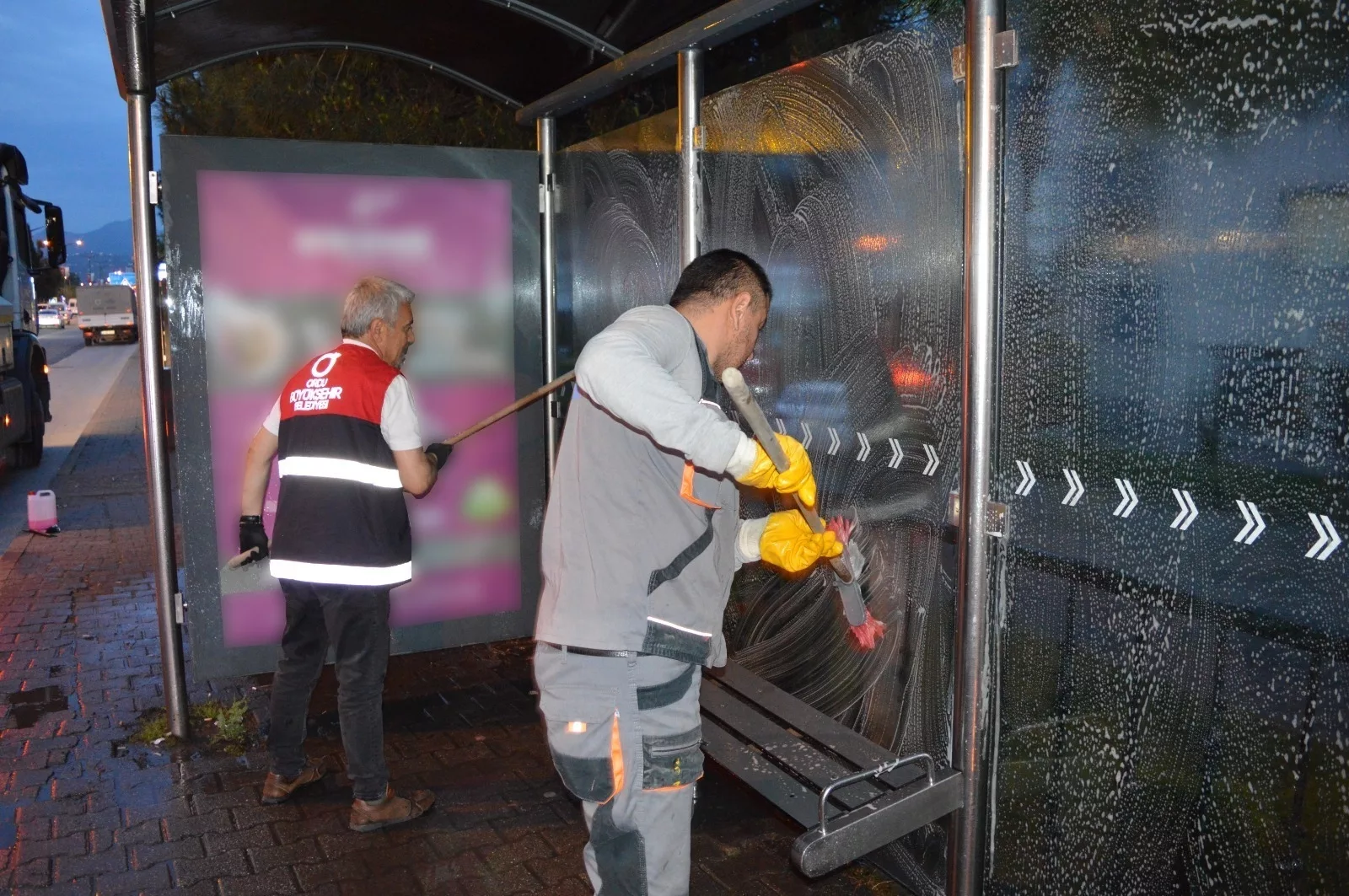 ORDU’DA DURAKLAR TERTEMİZ Ordu