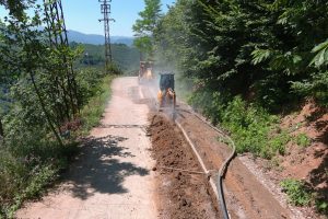 KABADÜZ İLÇESİ AKGÜNEY MAHALLESİ İÇME SUYU HATLARINA KAVUŞUYOR