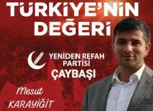 Çaybaşı Belediye Başkanı Karayiğit Ak Partiye Geçti