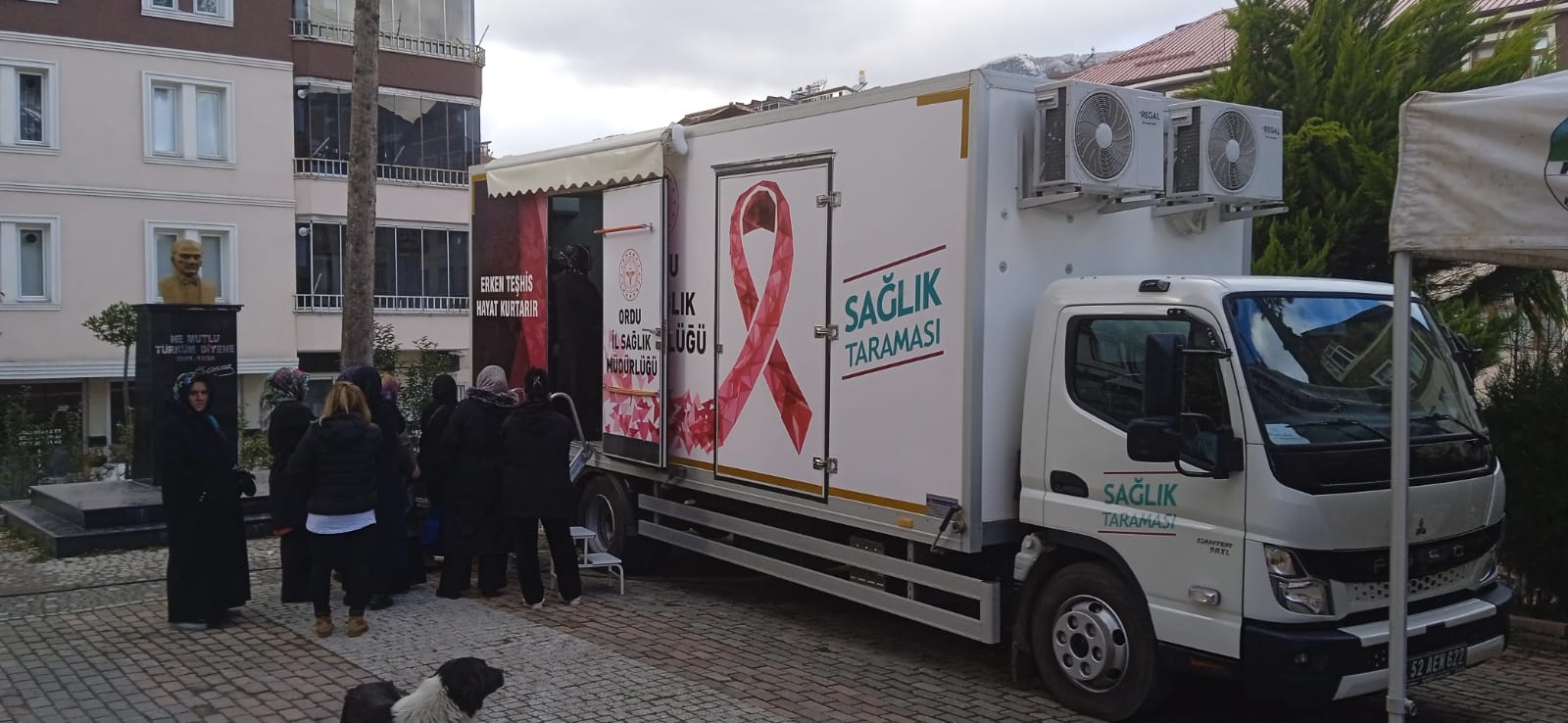 Mobil Kanser Tarama Tırı Kumru’da Yoğun İlgi Gördü